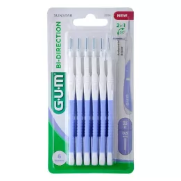 GUM Bi-Direction Interdentalb.0,6 mm helesinine, 6 tk