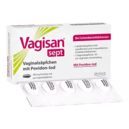 VAGISAN sept vaginaalsed ravimküünlad povidoon-joodiga, 5 tk