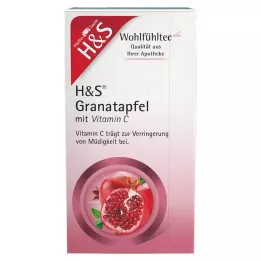H&amp;S Granaatõun C-vitamiiniga filtrikotid, 20X2 g