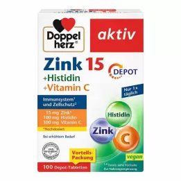 DOPPELHERZ Tsink+Histidiini Depoo tabletid aktiivsed, 100 tk