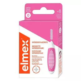 ELMEX Hambavaheharjad ISO suurus 0 0,4 mm roosa, 8 tk
