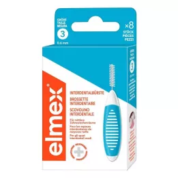 ELMEX Hambavaheharjad ISO suurus 3 0,6 mm sinine, 8 tk