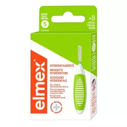 ELMEX Hambavaheharjad ISO suurus 5 0,8 mm roheline, 8 tk