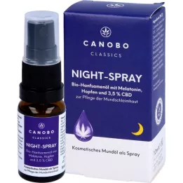 Canobo Night Spray 3,5% Bio CBD humala ja melatoniiniga, 10 ml
