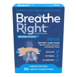 BESSER Atmen Breathe Right ninakork suur beež, 30 tk
