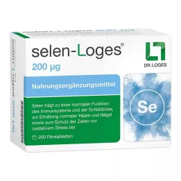 SELEN-LOGES 200 µg õhukese polümeerikattega tabletid, 200 tk