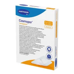 Cosmopor läbipaistev kileside 5x7,2 cm steriilne, 5 tk