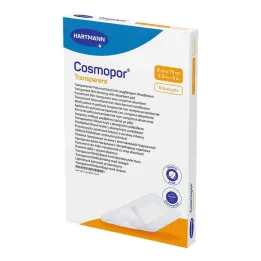 Cosmopor läbipaistev kileside 9x15 cm steriilne, 5 tk