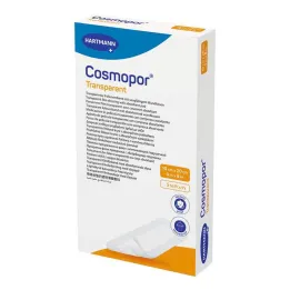 Cosmopor läbipaistev kileside 10x20 cm steriilne, 5 tk