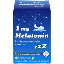 MELATONIN 1 mg kapslid, 60 tk