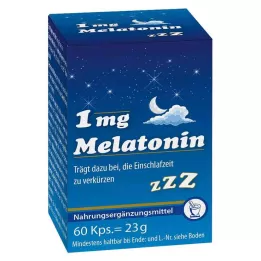 MELATONIN 1 mg kapslid, 60 tk