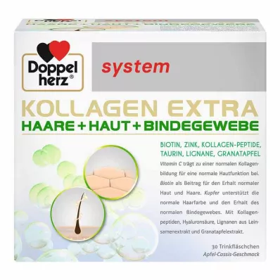 DOPPELHERZ Collagen Extra süsteemi joogiampullid, 30 tk