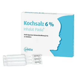 Lauasool 6% inhaleeriv Pädia ampullid, 20 tk
