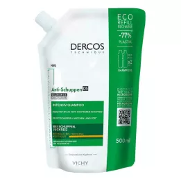 VICHY DERCOS Kõõmavastane šampoon kuivadele kõrvaklappidele, 500 ml