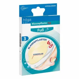 höga blister kipsi jalg suur 9,6 x 6,6 cm, 3 tk