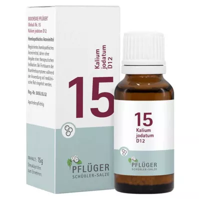 BIOCHEMIE Pflüger 15 Kalium jodatum D 12 Globuli, 15 g BIOCHEMIE Pflüger 15 Kalium jodatum D 12 Globuli, 15 g