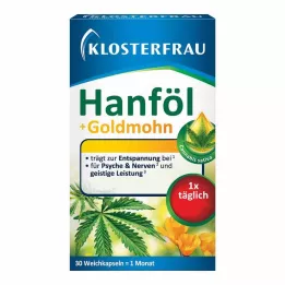 KLOSTERFRAU Kanepiõli + kuldne mooniseemne kapslid, 30 tk. Kapslid, 30 tk