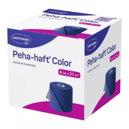 PEHA-HAFT Värvikinnituslint lateksivaba 8 cm x 21 m sinine, 1 tk