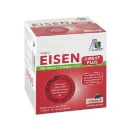 EISEN DIREKT pluss C-vitamiini+foolhappe+B12 pulber, 60 tk