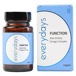 EVERDAYS Funktsioon Aju &amp; Keha Omega-3 vegan WKA, 60 tk