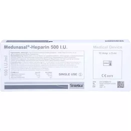 MEDUNASAL-Hepariin 500 I.U. ampullid, 10X5 ml
