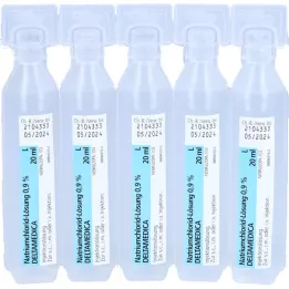NATRIUMCHLORID-Lahus 0,9% Deltamedica Luer Pl., 20X20 ml