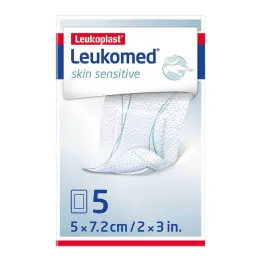 Leukomed® skin sensitiivne 5x7,2 cm, 5 tk