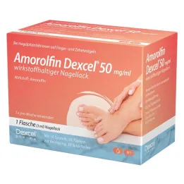 Amorolfin Dexcel® 50 mg/ml aktiivne küünelakk, 3 ml