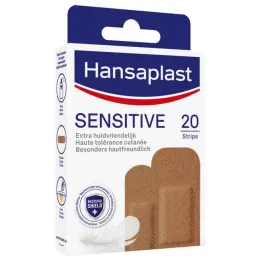 Hansaplast SENSITIVE krohviribad nahatoon medium, 20 tk