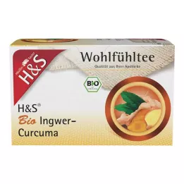 H&amp;S orgaanilised ingveri-kurkumi filtrikotid, 20X1,25 g
