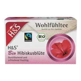 H&amp;S orgaanilised hibiskilillede filtrikotid, 20X1,75 g