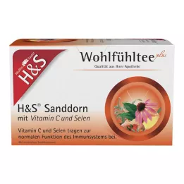 H&amp;S Astelpaju C-vitamiini ja seleeniga filtrikotid, 20X2,5 g