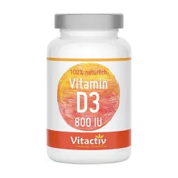 VITAMIN D3 TABLETID, 100 tk