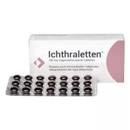 ICHTHRALETTEN 200 mg gastroresistentsed tabletid, 84 tk