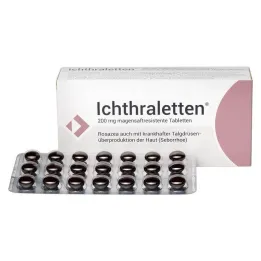Ichthraletten® 200 mg tabletid rosaatsea vastu, 168 tk