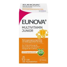 Eunova Junior apelsinimaitselised närimistabletid, 100 tk