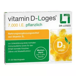 VITAMIN D-LOGES 7000 RÜ ürdi nädalahoidla, 30 tk