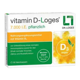 VITAMIN D-LOGES 7000 RÜ ürtide nädalahoidla, 90 tk