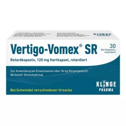 VERTIGO-VOMEX SR Toimeainet prolongeeritult vabastavad kapslid, 30 tk