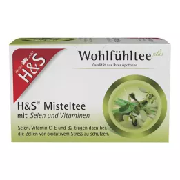 H&amp;S Seleeni ja vitamiinidega puuvõõrikutee filtrikotid, 20X2 g