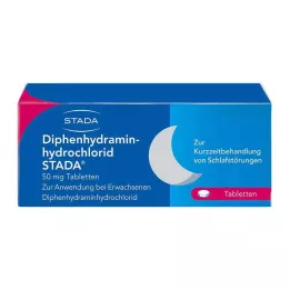 DIPHENHYDRAMINHYDROCHLORID STADA 50 mg tabletid, 20 tk