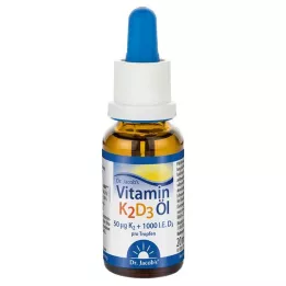 VITAMIN K2D3 õli Dr.Jacobs, 20 ml