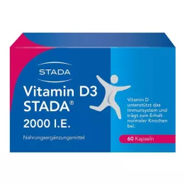 VITAMIN D3 STADA 2000 I.E. kapslid, 60 tk