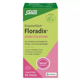 FLORADIX Raua foolhappe tabletid, 84 tk
