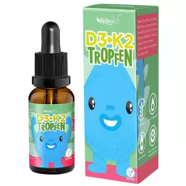 VITAMIN D3+K2 Lastetilgad, 10 ml