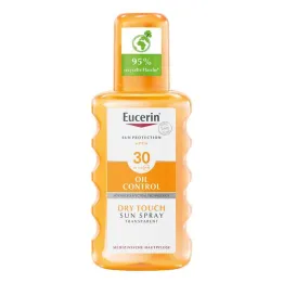 Eucerin Sun Oil Control Body läbipaistev pihusti LSF 30, 200 ml