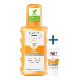 Eucerin Sun Oil Control Body läbipaistev pihusti LSF 50+ , 200 ml