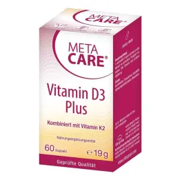 Meta Care Vitamin D3 Plus 10 000 RÜ + 80 µg K2 kapslid, 60 tk