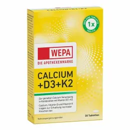 Wepa Calcium + D3 + K2 tabletid, 30 tk