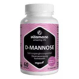 D-MANNOSE HOCHDOSIERT vegan kapslid, 60 tk